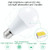 2 PCS 5W Smart Remote Control RGB Bulb Light 16 Color Lamp(Warm White)