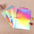 A3  Laser Coating Plain Surface Silver Sticker Label Paper Wrapping Paper(20 Sheets)