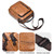 WEIXIER D288 Large Capacity Casual Crossbody Bag Business Waterproof Single Shoulder Packs(Black)
