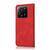 For Xiaomi 13T Dual-color Stitching Leather Phone Case(Red Blue)