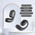 D6 OWS Ear-mounted ENC Noise Reduction Wireless Bluetooth 5.2 Earphones, Color: White without Accessories