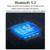 D6 OWS Ear-mounted ENC Noise Reduction Wireless Bluetooth 5.2 Earphones, Color: White without Accessories