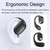 D6 OWS Ear-mounted ENC Noise Reduction Wireless Bluetooth 5.2 Earphones, Color: Black Bag with Accessories