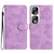 For Honor 90 Pro Flower Embossing Pattern Leather Phone Case(Purple)