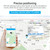 Z8-A Mini Pet Smart Wear GPS Pet Locator Tracking Device(Blue)