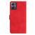 For Motorola Moto G54 5G Seven Butterflies Embossed Leather Phone Case(Red)