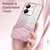 For vivo iQOO 12 Pro Gradient Glitter Powder Electroplated Phone Case(Pink)