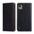 For Nokia C110 4G Gloss Oil Solid Color Magnetic Leather Phone Case(Black)