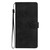 For Honor 90 Flower Butterfly Embossing Pattern Leather Phone Case(Black)