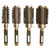 High Temperature Resistant Ceramic Bristles Roller Comb Nylon Needle Cylinder Curling Comb, Colour: 53