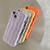 For iPhone 12 Wave Texture Bright TPU Phone Case(Dark Purple)