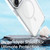For iPhone 14 Plus MagSafe Magnetic Clear Phone Case(Sierra Blue)