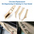 For BMW F10 / F18 5 Series 7pcs Car Inside Doors Handle Pull Trim Cover, Right Driving, 51417225874(Beige Yellow)