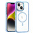 For iPhone 14 MagSafe Magnetic Clear Phone Case(Sierra Blue)