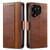 For Tecno Pova Neo 2 CaseNeo Splicing Dual Magnetic Buckle Leather Phone Case(Brown)