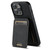 For iPhone 12 / 12 Pro Suteni H02 Litchi Leather Card Wallet Stand Back Phone Case(Black)