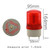 LED Rotating Warning Light Audible Alarm Light(Yellow)