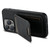 For iPhone 11 Pro Max Suteni H02 Litchi Leather Card Wallet Stand Back Phone Case(Black)