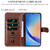For Samsung Galaxy A35 Fashion Calf Texture Zipper Leather Phone Case(Brown)
