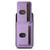 For iPhone 15 Plus Suteni H02 Litchi Leather Card Wallet Stand Back Phone Case(Purple)