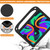 For Lenovo Tab  P12 / Xiaoxin Pad Pro 12.7 Handle EVA Shockproof Tablet Case with Holder(Black)