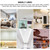 LED Round Ultra-thin Downlight Adjustable Recessed Panel Light, Power Source: 8W(White light)