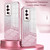 For Xiaomi Redmi K50 / K50 Pro Gradient Glitter Powder Electroplated Phone Case(Pink)