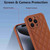 For iPhone 15 Plus Rhombic Texture Phone Case with Dual Lanyard(Brown)