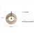 LED Glass Wall Light Corridor Light Three-color light(Black)