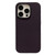 For iPhone 14 Pro Max Electroplated Metal Lens Frame Design MagSafe Silicone Phone Case(Dark Coffee)