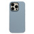 For iPhone 14 Pro Max Electroplated Metal Lens Frame Design MagSafe Silicone Phone Case(Light Blue)