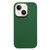 For iPhone 14 Electroplated Metal Lens Frame Design MagSafe Silicone Phone Case(Dark Green)