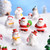 Christmas Cute Micro Landscape DIY Bonsai Decoration Snowscape Ornament, Style: No.1 Star Snowman