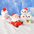 Christmas Lovely Micro Landscape Snow Ornament Decorative Accessories, Style: No.6 Happy Snowman
