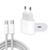 PD35W USB-C / Type-C Port Charger with 1m Type-C to Type-C Data Cable, EU Plug