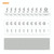 For Xiaomi Poco F3 10 PCS ENKAY Hat-Prince Full Glue 0.26mm 9H 2.5D Tempered Glass Full Coverage Film