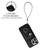 For iPhone 13 Pro Organ Card Bag Ring Holder PU Phone Case with Lanyard(Black)