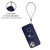 For iPhone 12 Pro Organ Card Bag Ring Holder PU Phone Case with Lanyard(Blue)