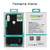 MOFI Shockproof TPU + PC + Cloth Pasted Case for Huawei Mate 20 X(Blue)