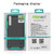 MOFI Brushed Texture Carbon Fiber Soft TPU Case for Xiaomi Mi 8 Lite (Grey)