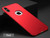 For iPhone XS MOFI Frosted PC Ultra-thin Full Coverage Case (Red)