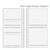 52 Week 25 Pages Couple Savings Challenge Handbook Savings Loose-leaf Bill Holder, Color: Green 3-layer