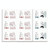 52 Week 25 Pages Couple Savings Challenge Handbook Savings Loose-leaf Bill Holder, Color: Stickers 1 Set