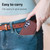 For Samsung Galaxy S24 5G Litchi Pattern Stitched Side-mounted Phone Case(Dark Red)