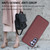 For Samsung Galaxy S24+ 5G Litchi Pattern Stitched Side-mounted Phone Case(Dark Red)