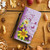 For Xiaomi Redmi Note 13 Colored Drawing Pattern Leather Phone Case(Yellow Flower Butterfly)