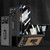 For Xiaomi Mix Fold 3 GKK Integrated Frosted Fold Hinge Leather Phone Case with Holder(Black)