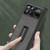 For Xiaomi Mix Fold 3 GKK Integrated Frosted Fold Hinge Leather Phone Case with Holder(Brown)