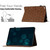 For iPad mini 5 / 4 / 3 / 2 / 1 Diamond Texture Embossed Leather Smart Tablet Case(Brown)