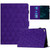 For iPad mini 5 / 4 / 3 / 2 / 1 Diamond Texture Embossed Leather Smart Tablet Case(Purple)